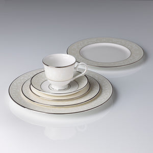 Lenox Opal Innocence 5-piece Place Setting White, WHITE BONE CHINA 6140990