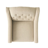 Christopher Knight Home® - Noble House - Elaine Tufted Fabric Chair and Ottoman