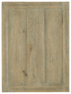 Hooker Furniture Surfrider Driftwood Chairside Chest With Soft-Close Door & Drawer, Weathered Coastal Accent Table 6015-50006-80
