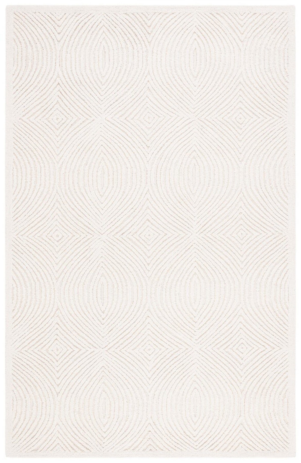 Safavieh Textural 104 Hand Tufted Modern Rug Ivory 2'-3" x 8'