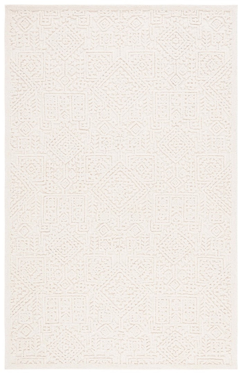 Safavieh Textural 107 Hand Tufted Modern Rug Ivory 2'-3" x 8'