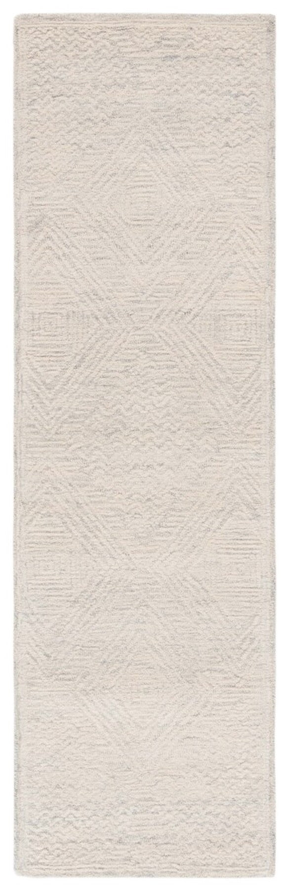 Safavieh Textural 301 Hand Tufted Contemporary Rug Grey / Ivory 8' x 10'
