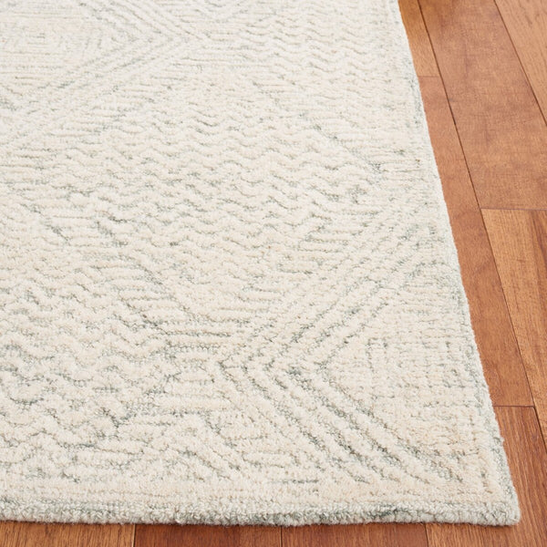Safavieh Textural 301 Hand Tufted Contemporary Rug Grey / Ivory 8' x 10'