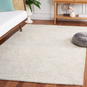 Safavieh Textural 301 Hand Tufted Contemporary Rug Grey / Ivory 8' x 10'