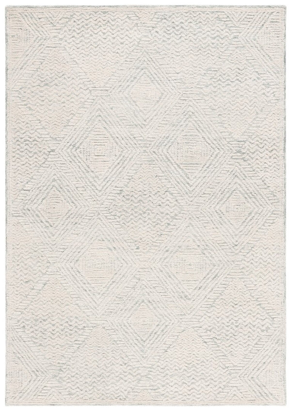 Safavieh Textural 301 Hand Tufted Contemporary Rug Grey / Ivory 8' x 10'