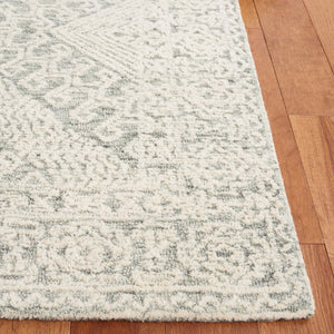 Safavieh Textural 302 Hand Tufted Contemporary Rug Sage / Ivory 8' x 10'