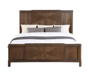 English Elm Steve Silver - Milan - King Bed - Dark Brown