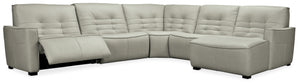 Hooker Furniture Reaux 5-Piece RAF Chaise Sectional w/2 Power Recliners SS555-G5RC-095 SS555-G5RC-095