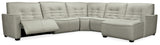 Reaux 5-Piece RAF Chaise Sectional w/2 Power Recliners