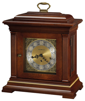 Hekman Furniture 612436 Thomas Tompion Mantel Clock - Elegant Windsor Cherry Finish With Triple-chime Movement Windsor Cherry Thomas Tompion Mantel Clock 612436
