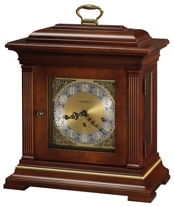 Hekman Furniture 612436 Thomas Tompion Mantel Clock - Elegant Windsor Cherry Finish With Triple-chime Movement Windsor Cherry Thomas Tompion Mantel Clock 612436