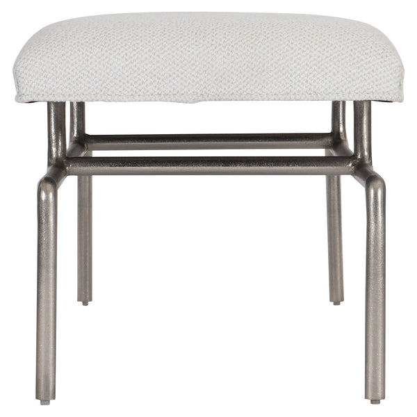 Bernhardt Bernhardt Solaria Bench With Shiny Nickel Steel Frame And Upholstered Floating Slip Seat, 52" Wide 310508