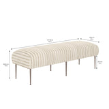 A.R.T. Furniture Blanc Bed Bench 289149-1040 White 289149-1040