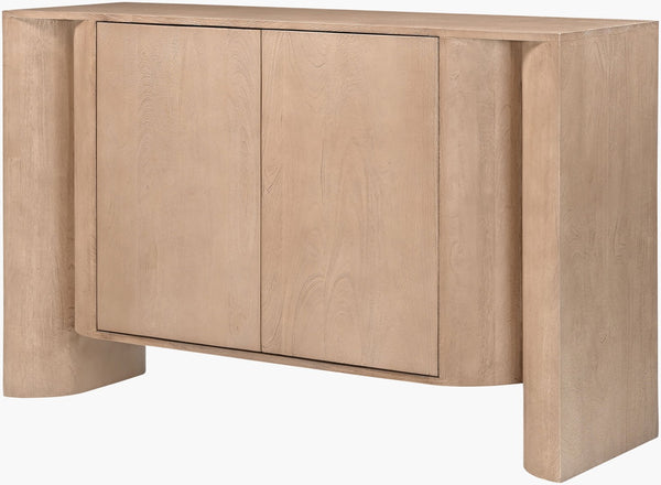 Surya Tycho Artisan Low Profile Storage Cabinet Mid Century Modern Accent for Living Room TYCO001-325216