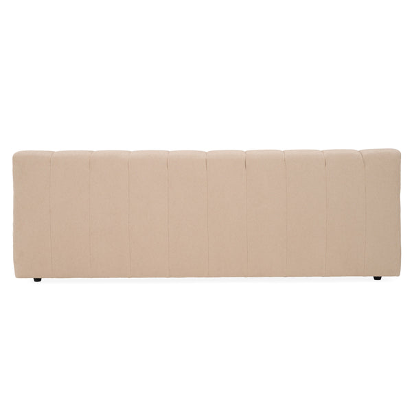 Vig Furniture Divani Casa Tyree - Elegant Modern Tufted Sand Fabric Bed For Timeless Bedroom Sophistication Tan  Vgod-dy-22116-sand
