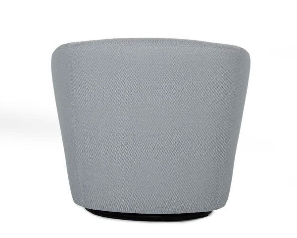 Vig Furniture Divani Casa Tyson - Stylish Grey Fabric Accent Chair With Art Deco Flair For Modern Interiors Grey  Vgkkkfa1032-gry-3