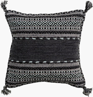 Livabliss Trenza Handcrafted Cotton Woven Accent Pillow Cover for Bohemian Eclectic Decor TZ001-2222D