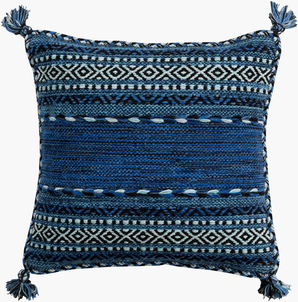Livabliss Trenza Handcrafted Cotton Throw Pillow Woven Global Bohemian Textile Art for Sofa TZ004-2222P