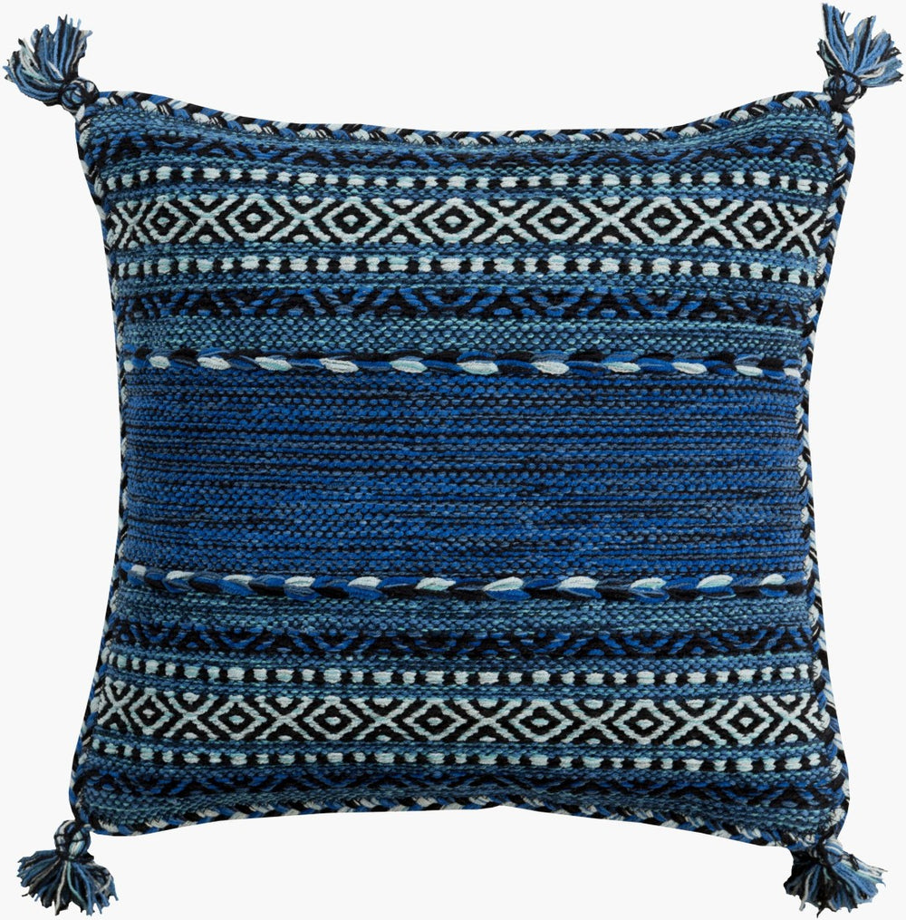 Livabliss Trenza Handcrafted Cotton Throw Pillow Bohemian Texture for Sofa Chair or Bed TZ004-1818