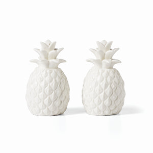 Lenox Wicker Creek Pineapple Salt & Pepper Set White, WHITE PORCELAIN 893879