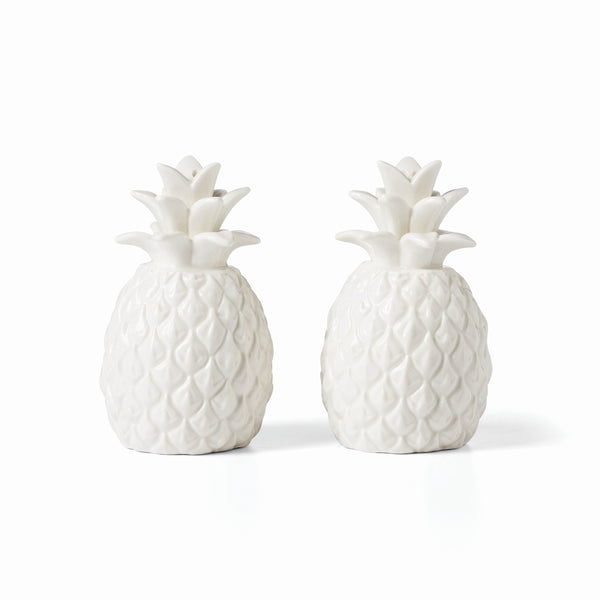 Lenox Wicker Creek Pineapple Salt & Pepper Set White, WHITE PORCELAIN 893879