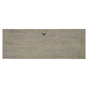 Bernhardt Bernhardt Forsyth Rustic Albion Pewter Desk With Built-In Charging, Cord Management & File Storage D16514