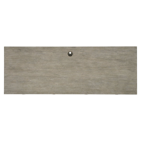 Bernhardt Bernhardt Forsyth Rustic Albion Pewter Desk With Built-In Charging, Cord Management & File Storage D16514