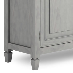 English Elm Connaught Handcrafted Solid Wood Entryway Cabinet In Fog Grey – Timeless Storage For Any Space B136P158540