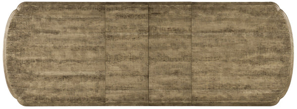 Hooker Furniture La Grange Le Vieux Double Pedestal Dining Table With Two 18" Leaves, Reclaimed Barnwood Finish 6960-75200-81