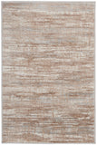 Nourison Elation ETN01 Machine Made Power-loomed Borderless Design Indoor Only Modern Rustic Rug Ivory Grey, Ivory Grey High Pile, 100% Polypropylene,Low Pile, 100% Polyester 99446837653