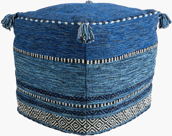 Livabliss Trenza Handcrafted Woven Cotton Cube Pouf Moroccan Bohemian Accent for Living Rooms TZPF001-181818