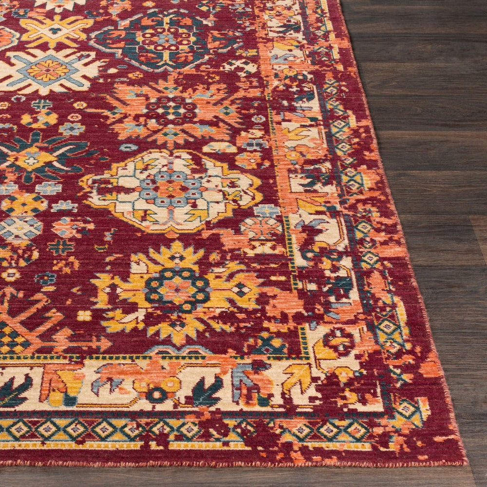 Livabliss Trailblazer Wool Blend Machine Woven Rug Traditional Motifs Low Pile Entryway Accent TZR1000-229