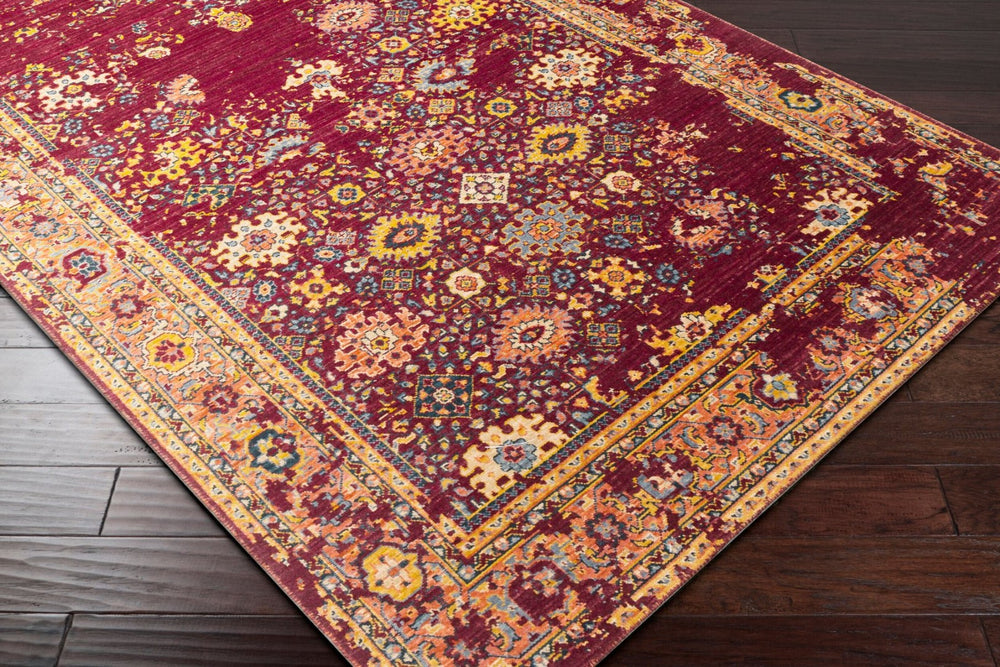 Livabliss Trailblazer Wool Blend Machine Woven Rug Traditional Pattern for Entryway or Bedroom TZR1014-229