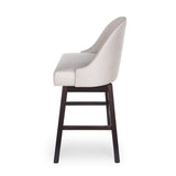 Christopher Knight Home® - Noble House - Boyd Modern Upholstered Swivel Bar Stool