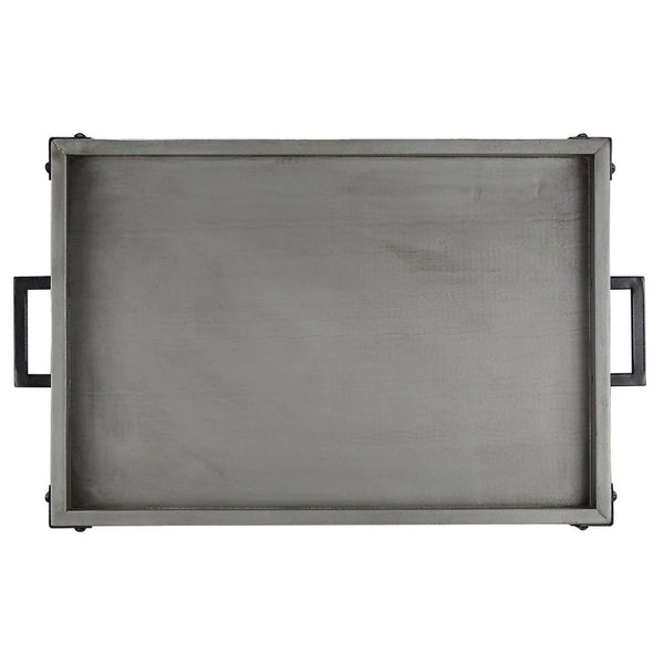 Homelegance By Top-Line Rafferty Rustic Serving Cart Black Wood