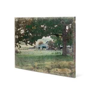 Distressed Watercolor Barn Print On Canvas EWA00893 Park Hill