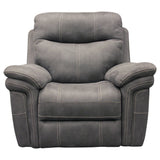 Parker House Mason - Carbon Power Reclining Sofa And Recliner Light Grey 100% Polyester (W) Mma-31ph-crb