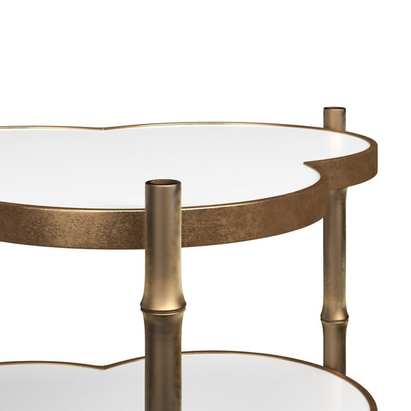 A.R.T. Furniture Eave II Accent Table – Sculptural Three-Tier Design with Reflective Surfaces for Modern Interiors 436368-1227