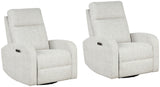 Parker Living Thriller - Natural Beauty Quartz Power Swivel Glider Recliner - Set of 2 Natural Beauty Quartz MTHR#812GSP-2-NBQ Parker House