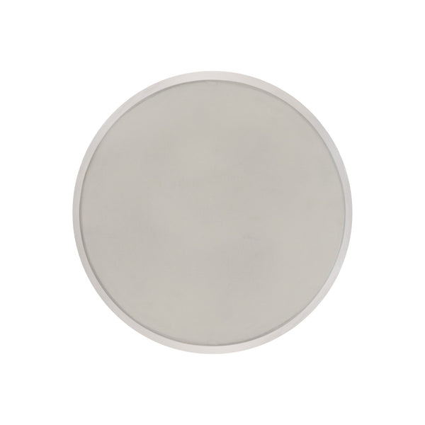 Bernhardt Bernhardt Nidra Round Accent Table — Sculptural Sand Grey Concrete Side Table, 18.25" Diameter, Modern Appeal 309127