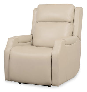 Hooker Furniture Nelson Zero Gravity Recliner With Power Headrest, Lumbar Support, Usb Charging, Top-Grain Leather Beige SS836-PHZL1-070