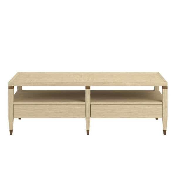 A.R.T. Furniture Eave II Rectangular Cocktail Table - Modern Wood Centerpiece with Hidden Storage, Stylish Design 436300-1825