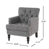 Christopher Knight Home® - Noble House - Malone Charcoal Grey Club Chair