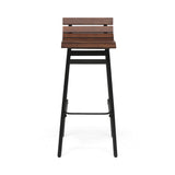 Christopher Knight Home® - Noble House - Pepperwood 35" Wooden Barstool - Set of 2