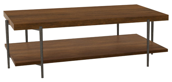 Hekman Furniture Bedford Park Tobacco Occassion Rect Coffee Table W/ Shelf 26001 Tobacco