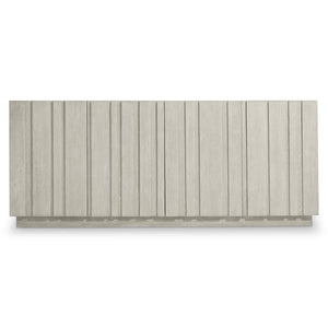 Bernhardt Bernhardt Tempo Rustic Modern Entertainment Credenza With Larza Wire-Brushed Oak, Push-Open Doors, 78" 346860
