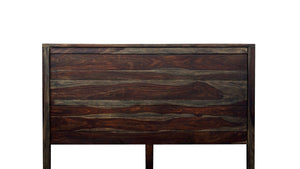 Porter Designs Porter Fall River King Bed – Luxurious Solid Sheesham Wood In Elegant Gray Finish For Timeless Style Gray Wood 04-117-17-4482-kit