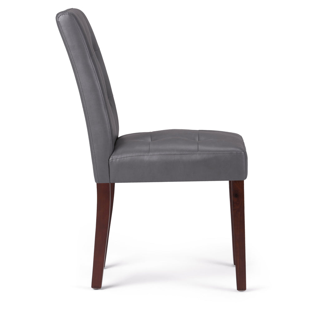 English Elm Andover Parson Dining Chair Set Of 2 - Modern Stone Grey Upholstery For Timeless Comfort & Style B136P158585