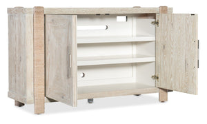 Hooker Furniture Commerce Seaside Buffet With Oak Veneers, Rope-Wrapped Legs, Creamy Interior & Soft-Close Doors 7228-75013-80