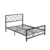 Christopher Knight Home® - Noble House - Francoise Queen-Size Geometric Platform Bed Frame